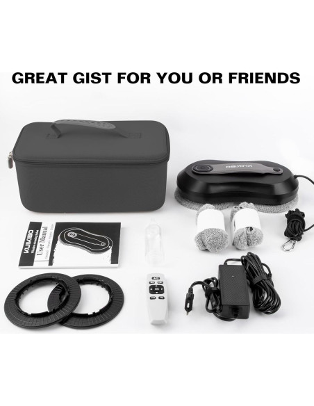 Robot Limpiador de Ventanas KUIKIBO S6 3500Pa Bajo Ruido Robot Limpiador de Ventanas KUIKIBO S6 3500Pa Bajo Ruido