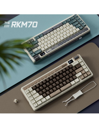 Teclado Mecánico Inalámbrico RK ROYAL KLUDGE M70 75% RGB