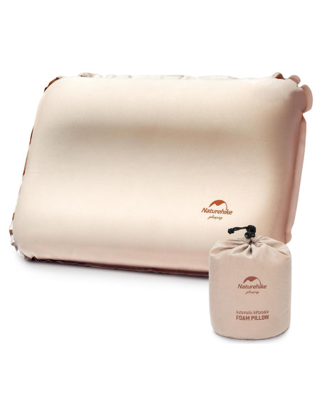 Almohada de Camping Naturehike CP01 Ergonómica Autoinflable