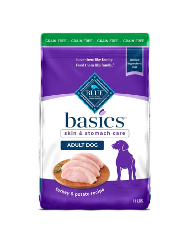 Comida Seca para Perros Blue Buffalo Basics 5 kg Pavo y Papa