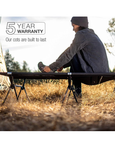 Cama de Camping Helinox Cot Max Plegable 2.95 kg Negra