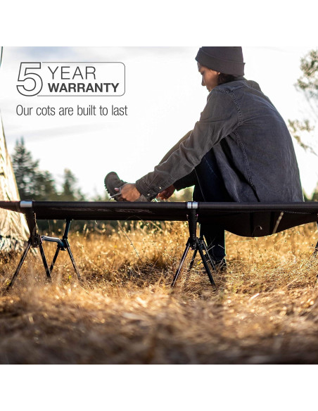 Cama de Camping Helinox Cot Max Plegable 2.95 kg Negra