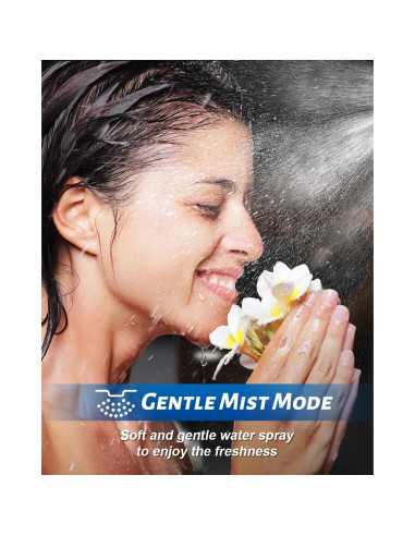 Cabezal de Ducha Filtrado Luxsego Doble Cara Alta Presión 149.86 cm