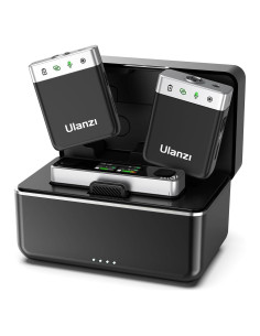 Micrófono Lavalier Inalámbrico ULANZI AM18 - 8GB, Reducción de Ruido