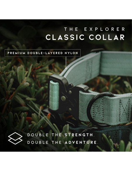 Collar para Perros Flowe Nylon Ajustable Impermeable 1.27cm
