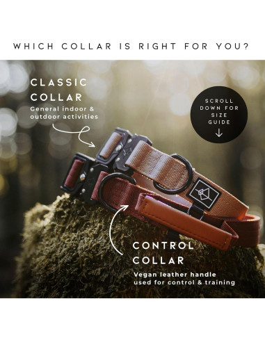 Collar para Perros Flowe Nylon Ajustable Impermeable 1.27cm