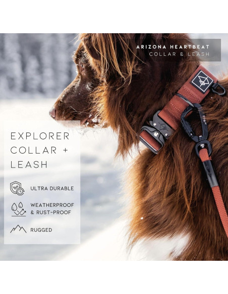 Collar para Perros Flowe Nylon Ajustable Impermeable 1.27cm