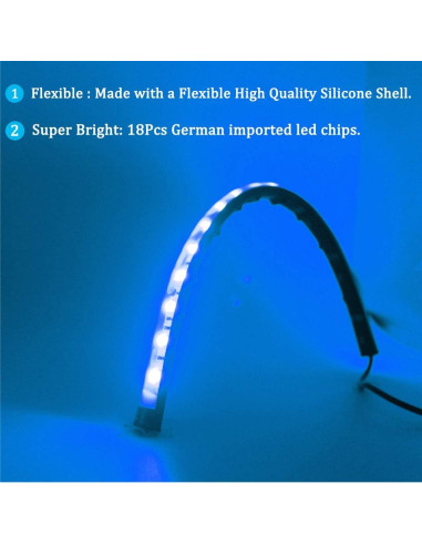 Luces de Navegación LED Botepon Proa Verde y Roja IP67