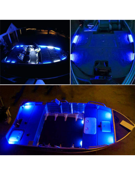 Luces de Navegación LED Botepon Proa Verde y Roja IP67