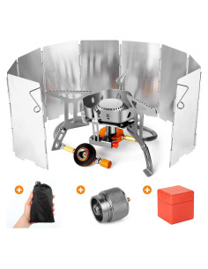 Estufa de Campamento Odoland 3500W a Prueba de Viento