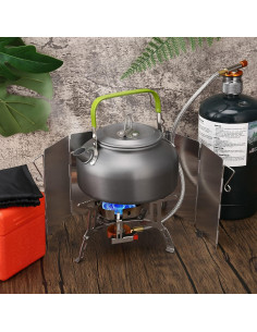 Estufa de Campamento Odoland 3500W a Prueba de Viento 2