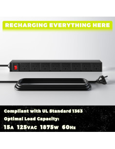 Organizador de Herramientas Eléctricas KAFAHOM con Carga 8 Piezas 2