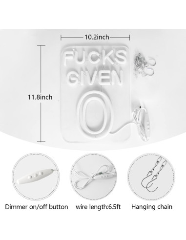 Luz de Neón LED JFLLamp Sin Funciones Dadas 30x26 cm