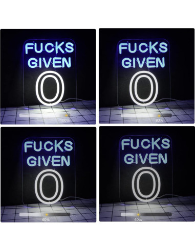 Luz de Neón LED JFLLamp Sin Funciones Dadas 30x26 cm