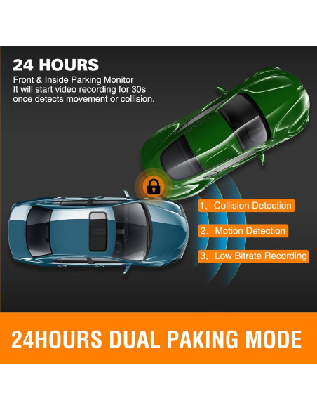 Cámara de tablero dual Vlokda X50 1080P delantera e interior