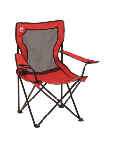 Silla de Campamento Quad Coleman con Respaldo de Malla y Portavasos