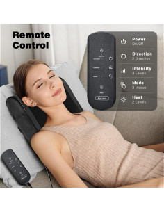 Masajeador de Espalda Boriwat R9 2-en-1 con Calor y 3 Intensidades 2