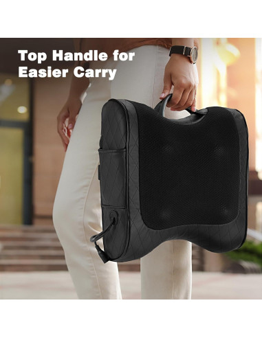 Masajeador de Espalda Boriwat R9 2-en-1 con Calor y 3 Intensidades