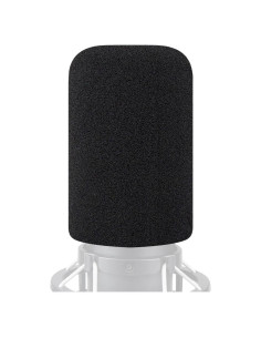 Funda de espuma para micrófono SOULWIT - Filtro pop negro