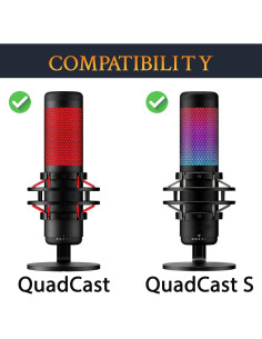 Funda de espuma para micrófono SOULWIT - Filtro pop negro 2