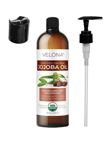 Aceite de Jojoba Orgánico Velona 946 ml - Puro y Natural