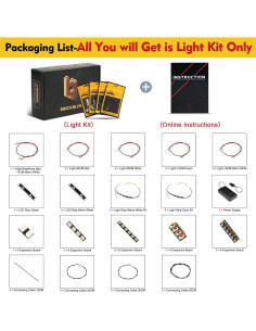 Luz LED BrickBling para LEGO Casa Cullen Crepúsculo 21354 2