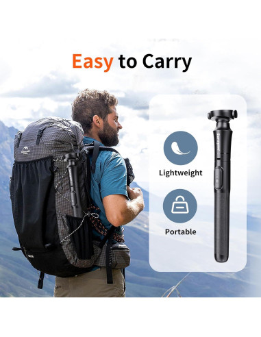 Trípode para Selfies Sensyne 62'' Magnético con Control Remoto