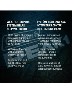 Tienda de Campaña Coleman PEAK1 para 1 Persona, Impermeable 2