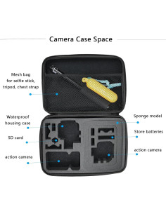 Funda Grande para Cámara de Acción TEKCAM AC-CC 33x22x7cm 2