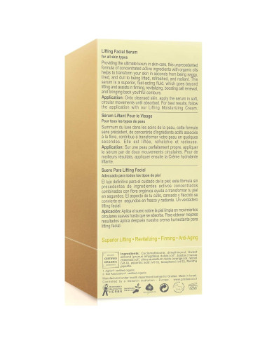 Suero Facial Lifting Orgánico Gratiae 50ml - Vitamina C y E
