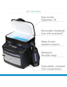 Enfriador Térmico Columbia Guía de Skiff PFG 22 Latas 2