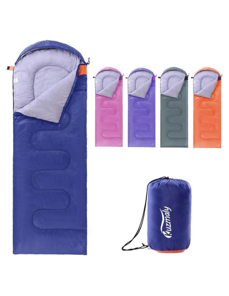 Saco de dormir Kuzmaly 3 estaciones impermeable 1.31 kg