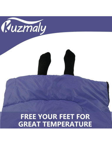 Saco de dormir Kuzmaly 3 estaciones impermeable 1.31 kg