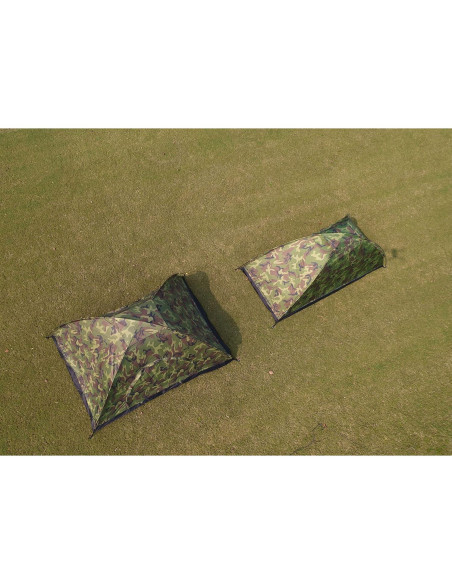 Tienda de Camping Sutekus Doble Ligera Camuflaje 2 Personas