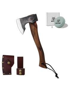 Hacha de Camping WICING 34.3 cm Acero al Carbono con Funda