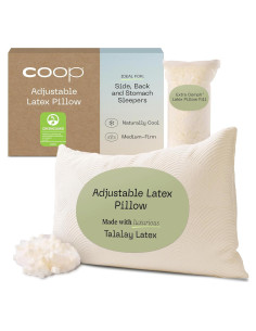 Almohada Ajustable Coop Home Goods Reina Láttex Talalay 2.92kg