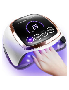 Lámpara de Uñas UV LED Gugusure 168W con Sensor Automático