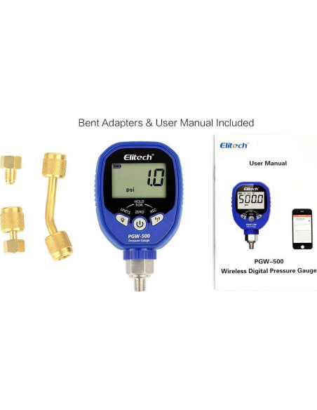 Medidor de Presión Digital Inalámbrico Elitech PGW-500 500 PSI