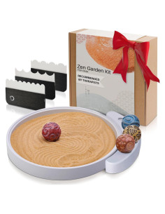 Kit Jardín Zen Inori ENSO - Decoración de Escritorio Terapéutica