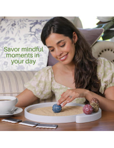 Kit Jardín Zen Inori ENSO - Decoración de Escritorio Terapéutica 2