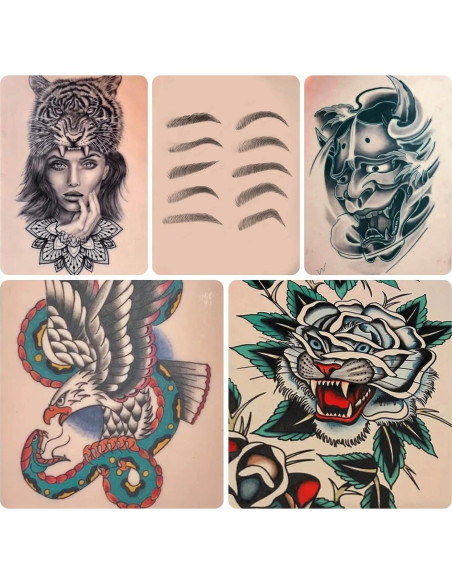 Modacraft 12 Piezas Piel de Práctica para Tatuajes 1.2mm