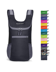 Mochila de Senderismo Plegable G4Free 11L Unisex Negra