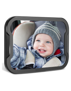 Espejo para Bebé Zacro Irrompible 34.5x19.3 cm Ajustable 360