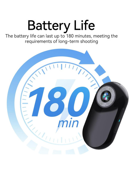 Mini Cámara Corporal 1080P Xilecam M300D con 32GB Mini Cámara Corporal 1080P Xilecam M300D con 32GB