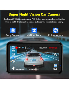 Cámara de Tablero SsonTong A10 1080P FHD con Tarjeta 32GB 2