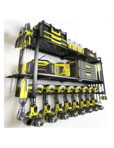 Organizador de Herramientas KAFAHOM 3 Estantes Montaje Pared