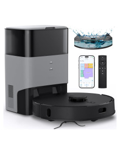Robot Aspirador y Mopa FIXR-T20, Auto-Vaciado, 180 min, HEPA