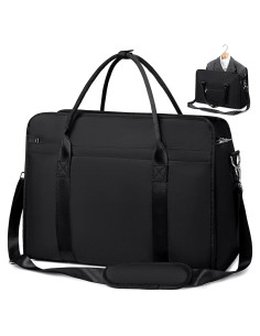 Bolsa Duffle de Viaje CAMTOP Unisex 32L Negra Convertible