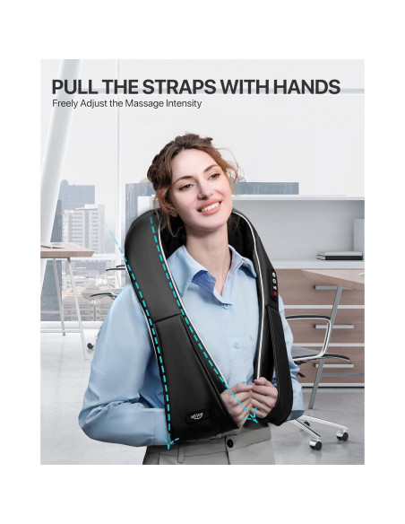 Masajeador de Cuello y Hombros ALLJOY con Calor 3D