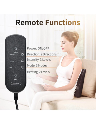 Masajeador de Cuello y Espalda OMASSA R8 con Calor 3D